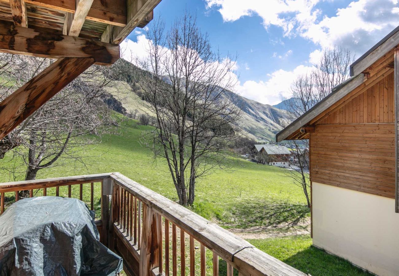 Appartement à Saint-Sorlin-d´Arves - Charmant appartement 6 pers, balcon, vue montagne