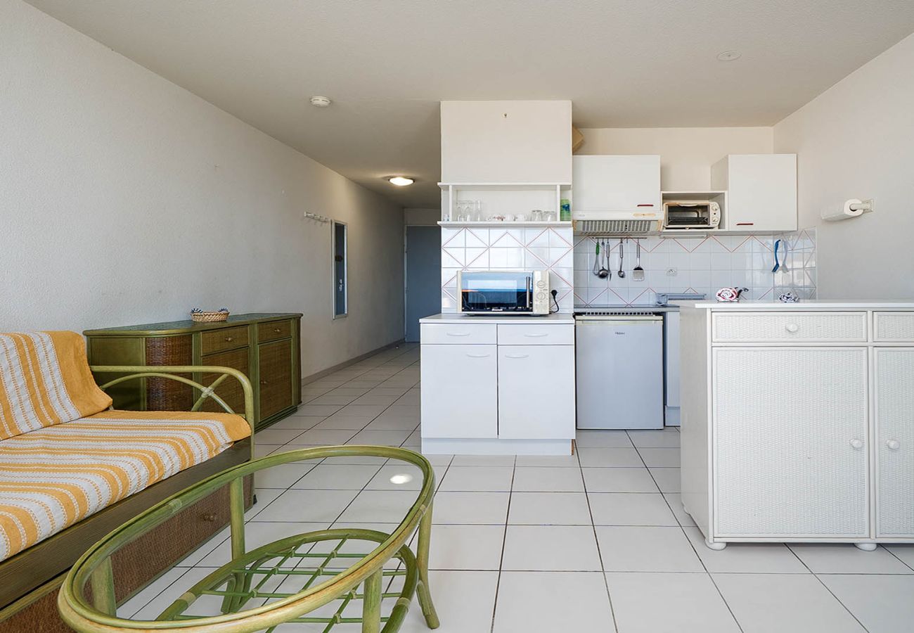 Appartement à Agde - Appt pour 4 pers vue mer en bord de plage