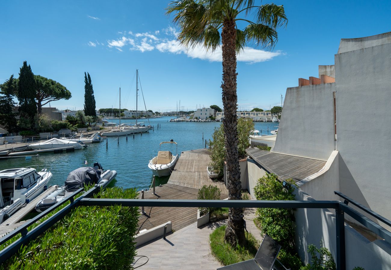Villa à Le Grau-du-Roi - Villa 8 pers avec vue exceptionnelle sur la Marina