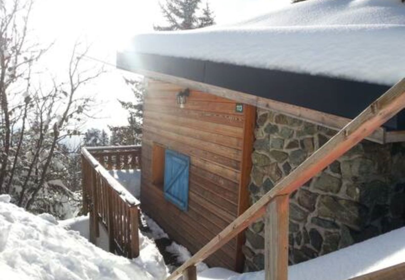 Chalet à Chamrousse - Chalet insolite, 2 pers, terrasse vue montagne