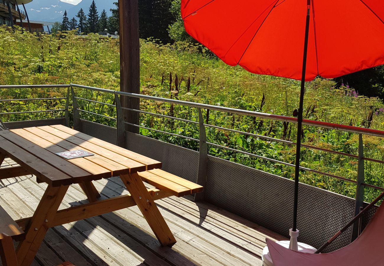 Appartement à Chamrousse - Bel Appt 5 pers au RDC avec terrasse
