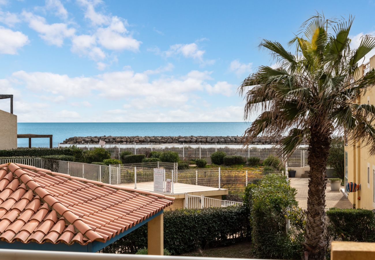 Appartement à Valras-Plage - Appartement 4 pers, vue sur mer, terrasse