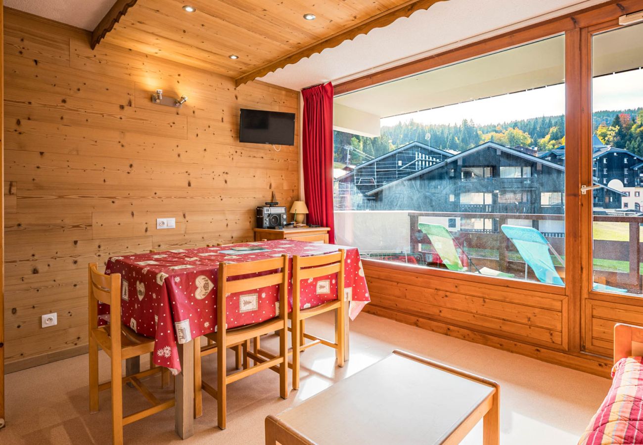 Appartement à Morillon - Appartement vue piste de ski, 6 pers, balcon