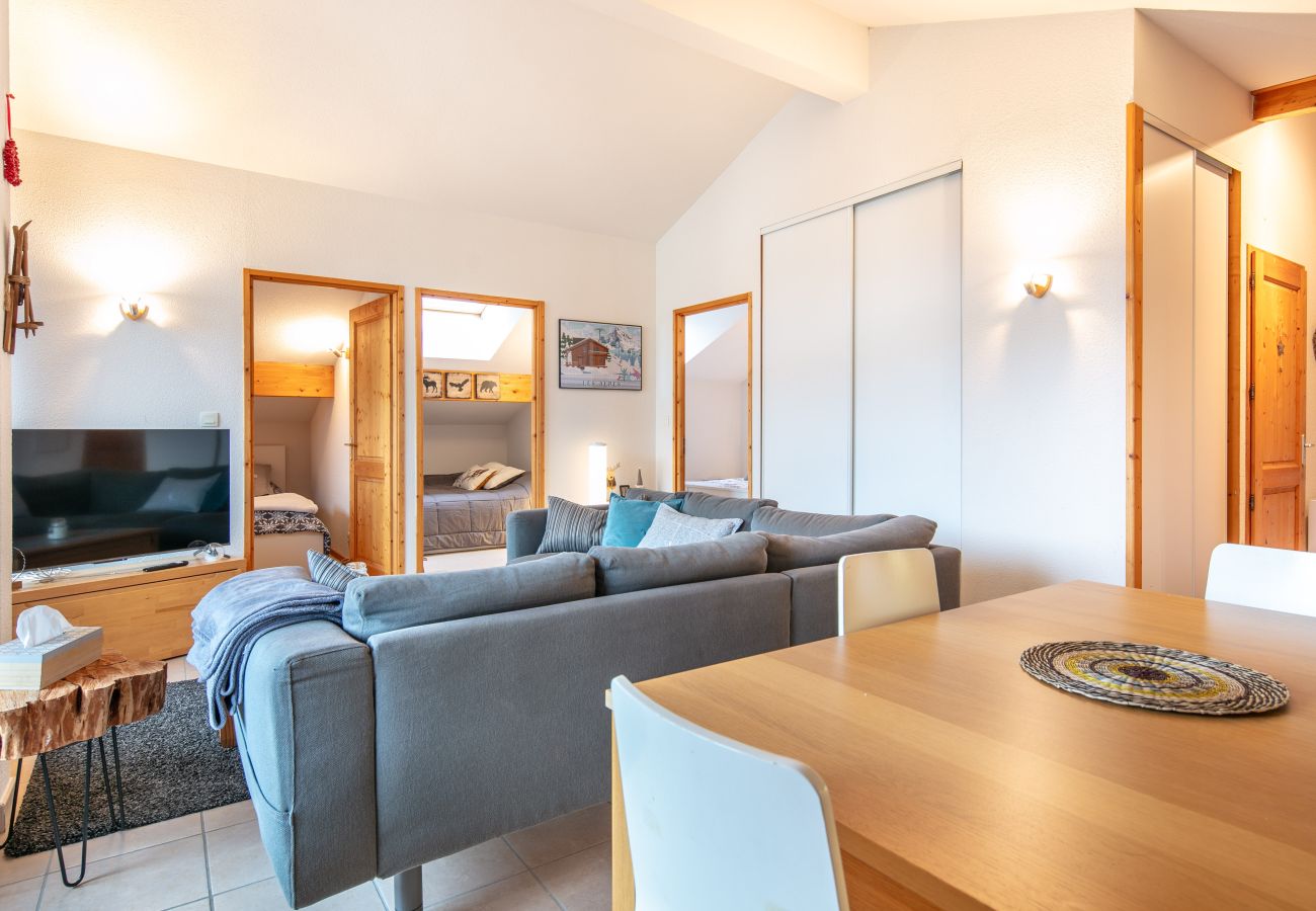 Appartement à Morillon - Splendide appartement, 3 chb, 6 pers, balcon vue montagne