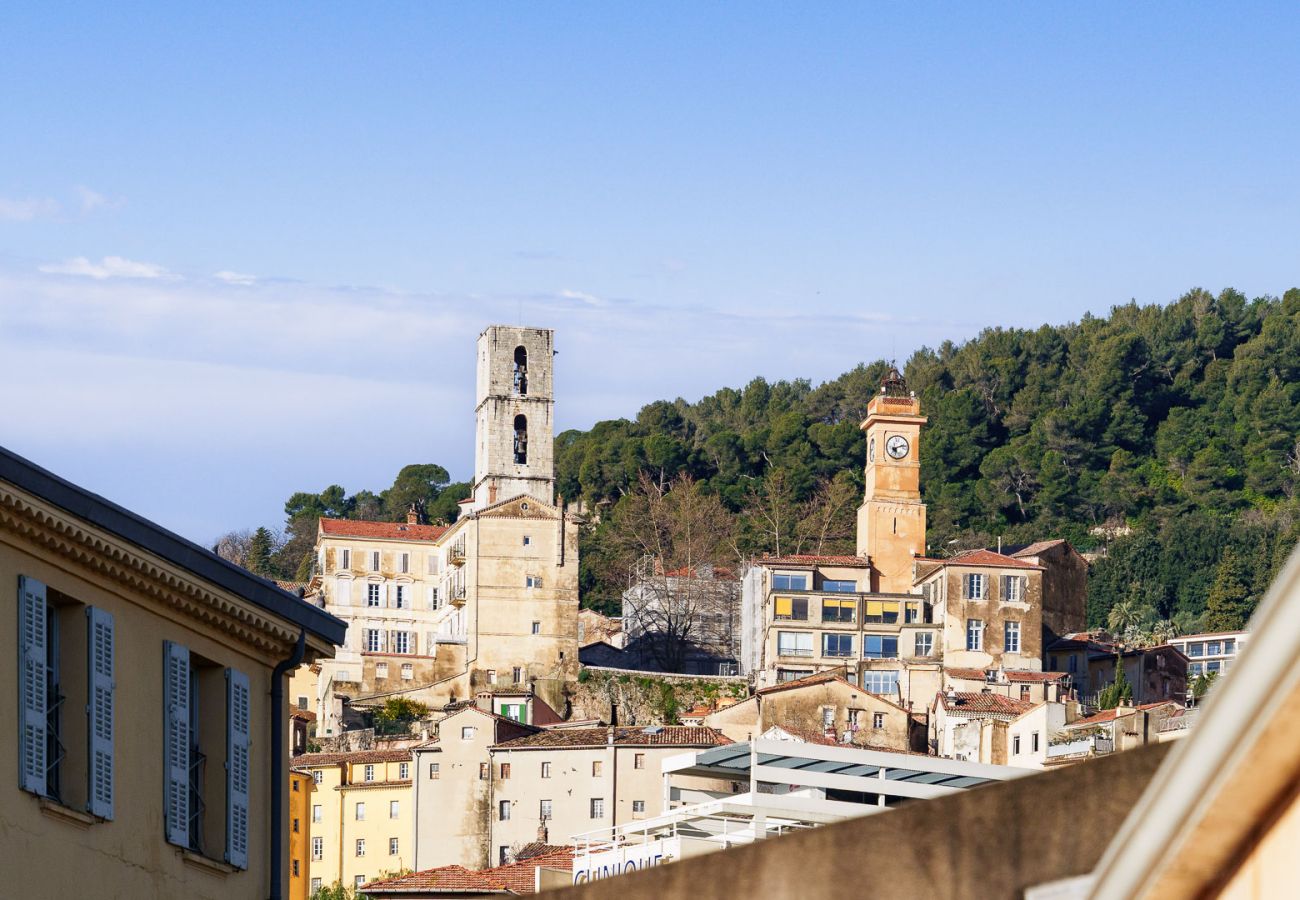 Appartement à Grasse - Charmant appartement 4 pers avec clim et balcon