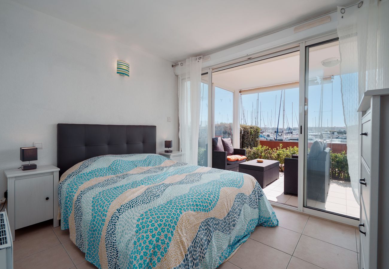 Appartement à Agde - Charmant appartement avec terrasse, 6 pers, vue sur le port