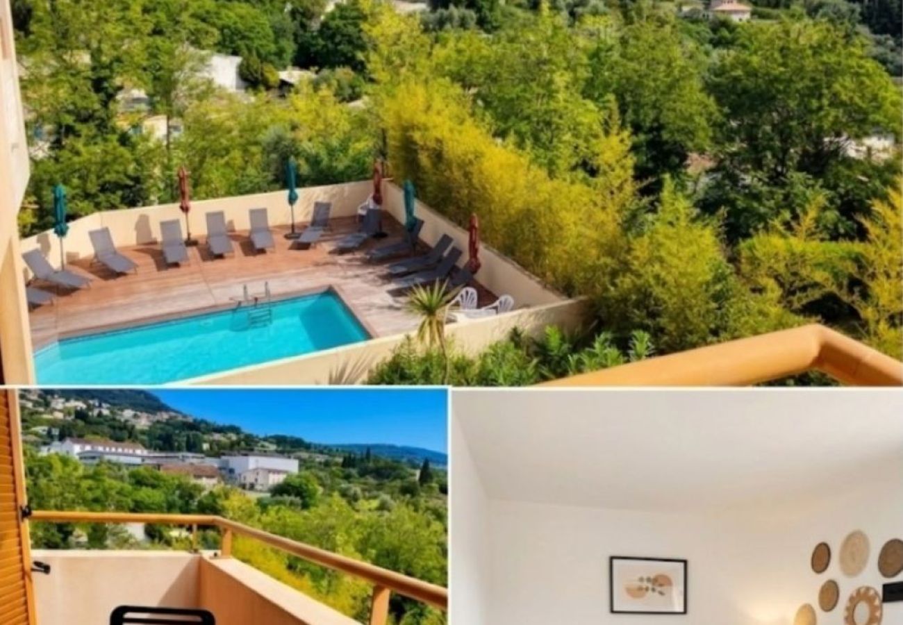 Studio à Grasse - Studio climatisé 2 pers proche des commerces 