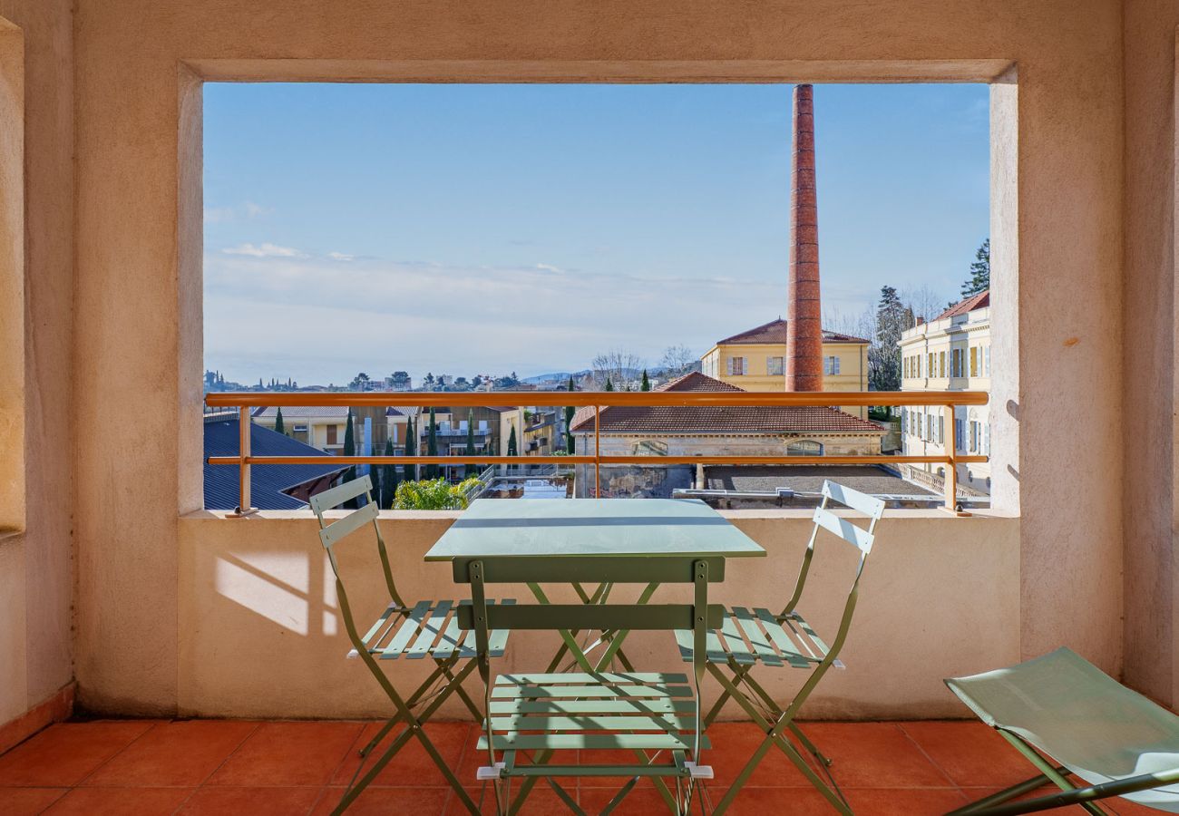 Appartement à Grasse - Appt lumineux 4 pers, proximité immédiate commerces