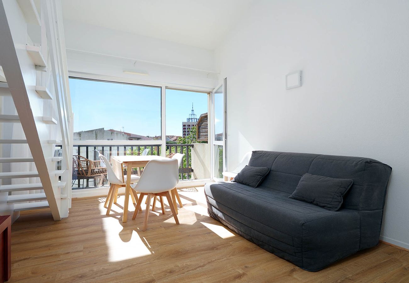 Studio à Agde - Mignon studio 4pers, Mezzanine et Balcon