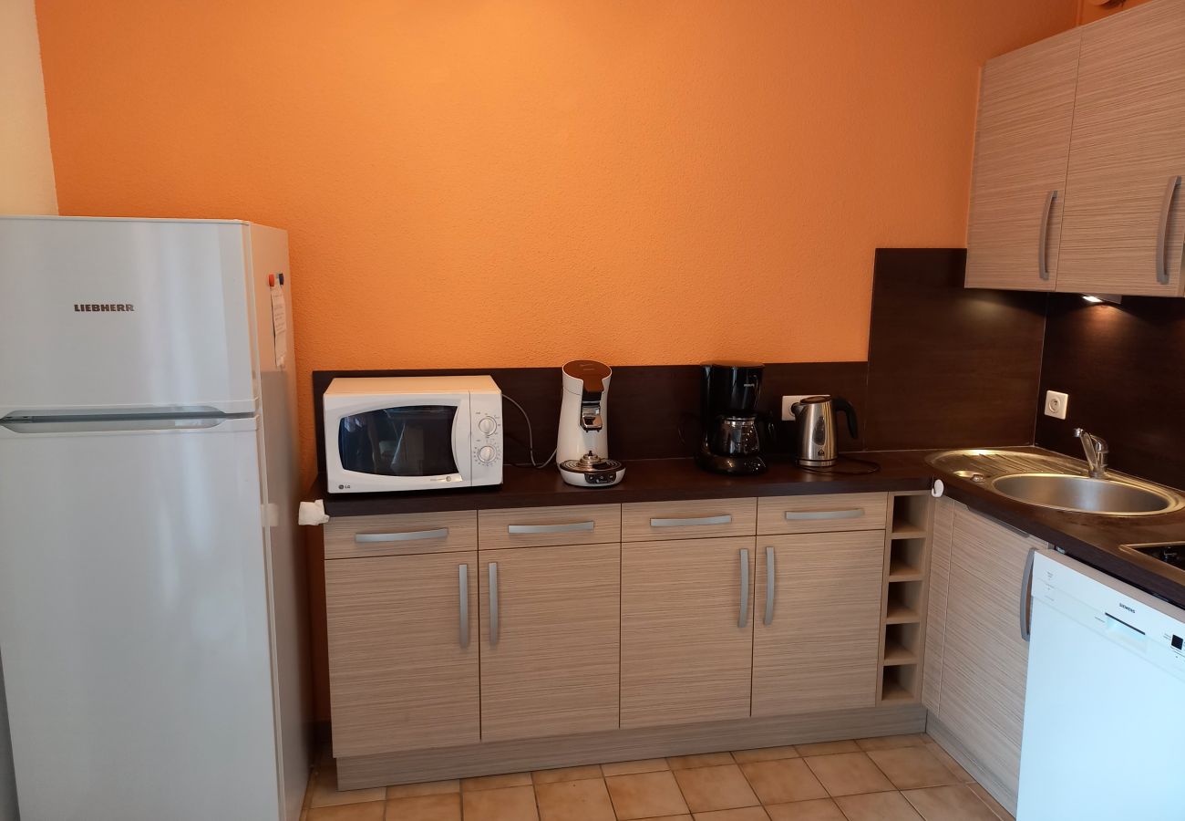 Appartement à Agde - Appt cabine lumineux 4 pers vue piscine