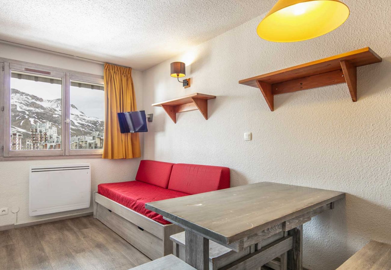 Studio à Tignes - Coquet studio 4 pers, balcon, vue piste de ski