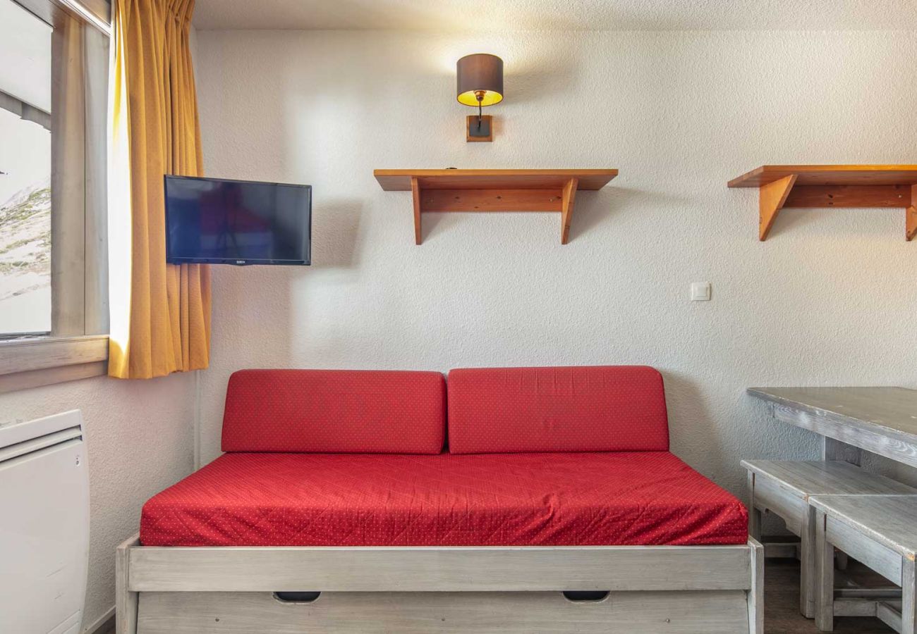 Studio à Tignes - Coquet studio 4 pers, balcon, vue piste de ski
