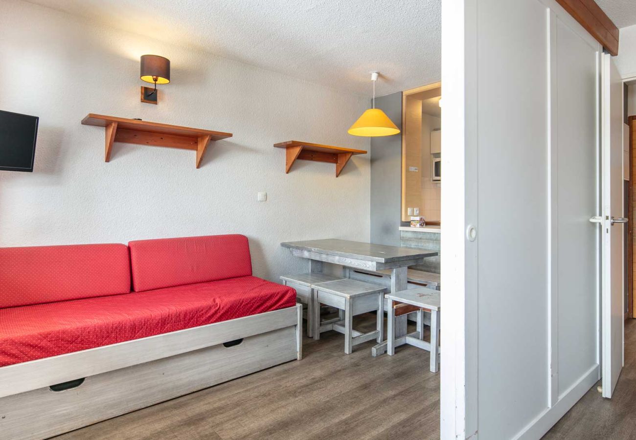 Studio à Tignes - Coquet studio 4 pers, balcon, vue piste de ski