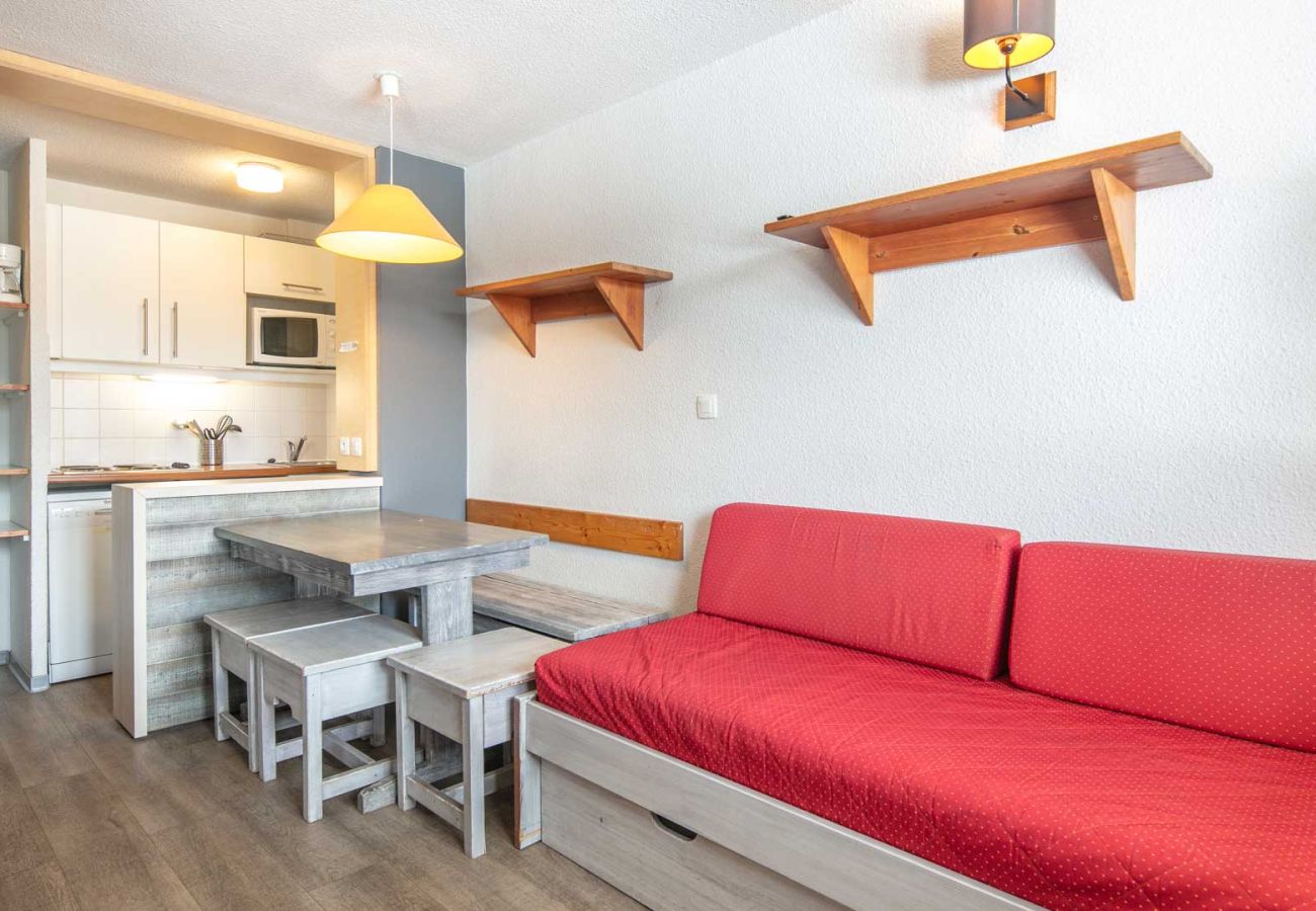 Studio à Tignes - Mignon studio 4 pers, balcon avec vue piste de ski