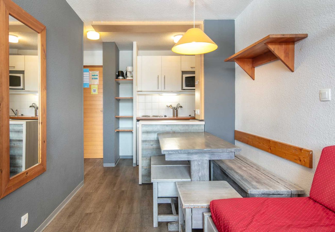 Studio à Tignes - Mignon studio 4 pers, balcon avec vue piste de ski