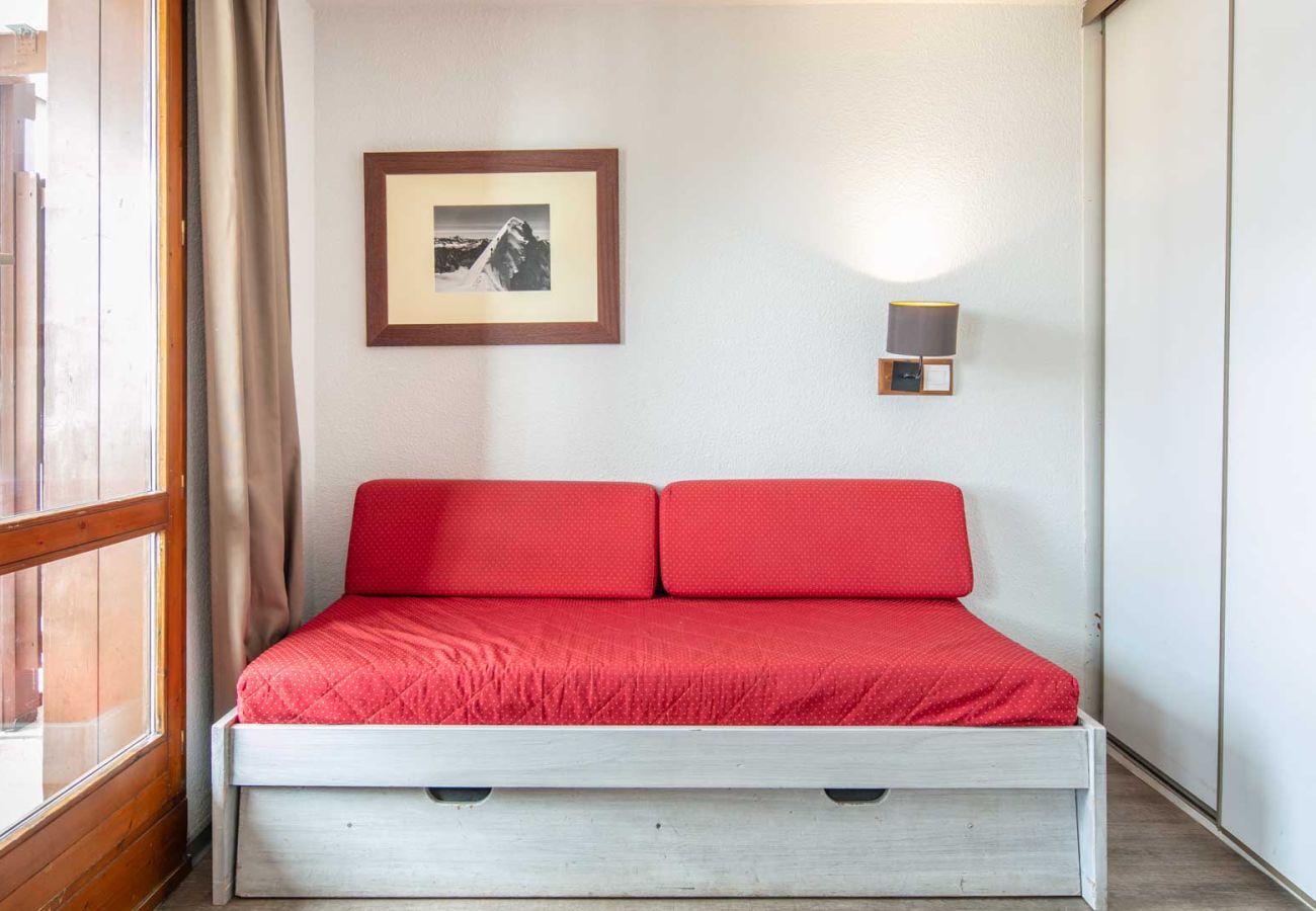Studio à Tignes - Mignon studio 4 pers, balcon avec vue piste de ski