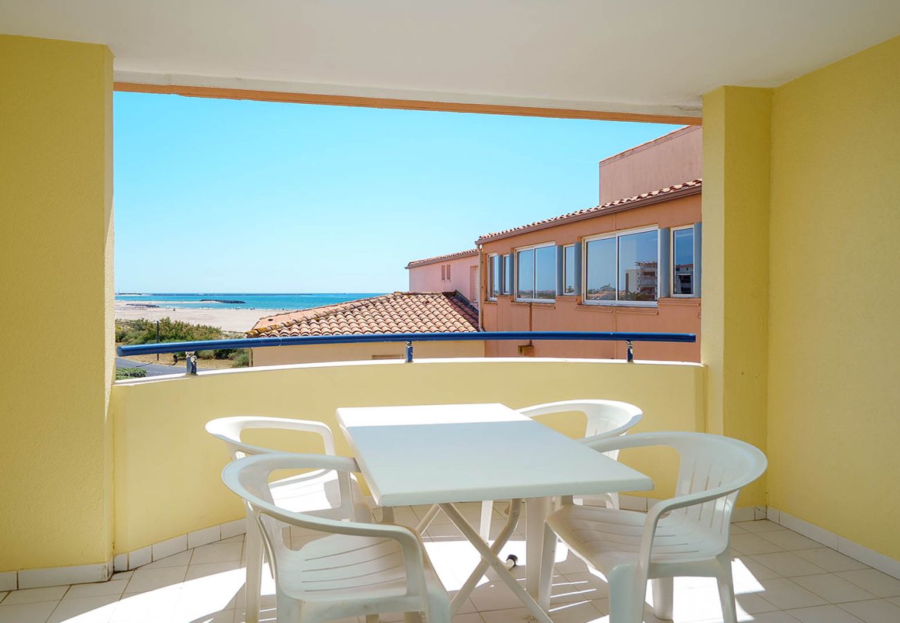 Appartement à Agde - Jolie appt 4 pers vue mer avec piscine