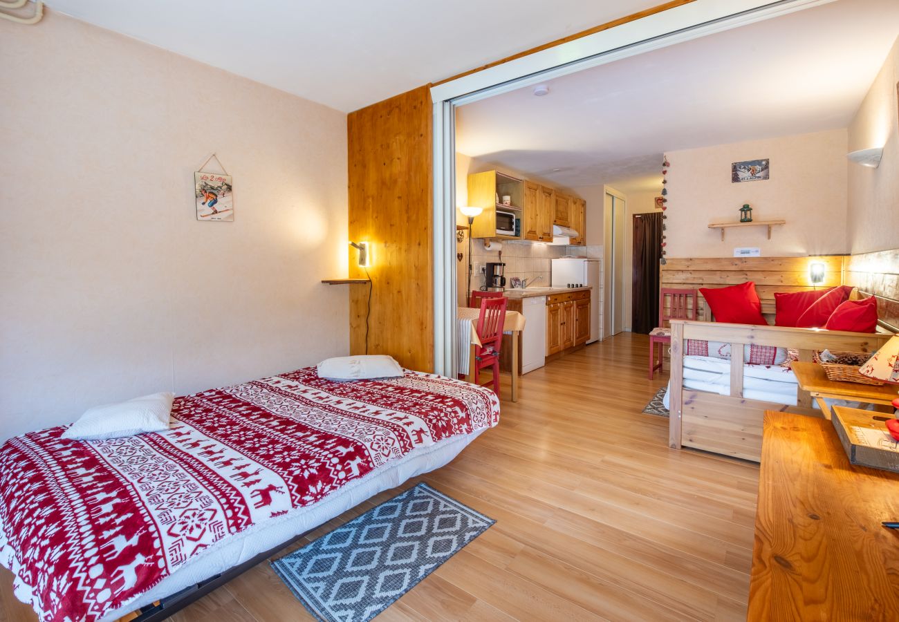Studio à Les Deux Alpes - Studio, centre station, vue montagne