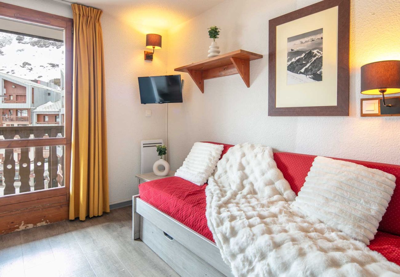 Appartement à Tignes - Appartement cabine lumineux 6 personnes vue pistes de ski