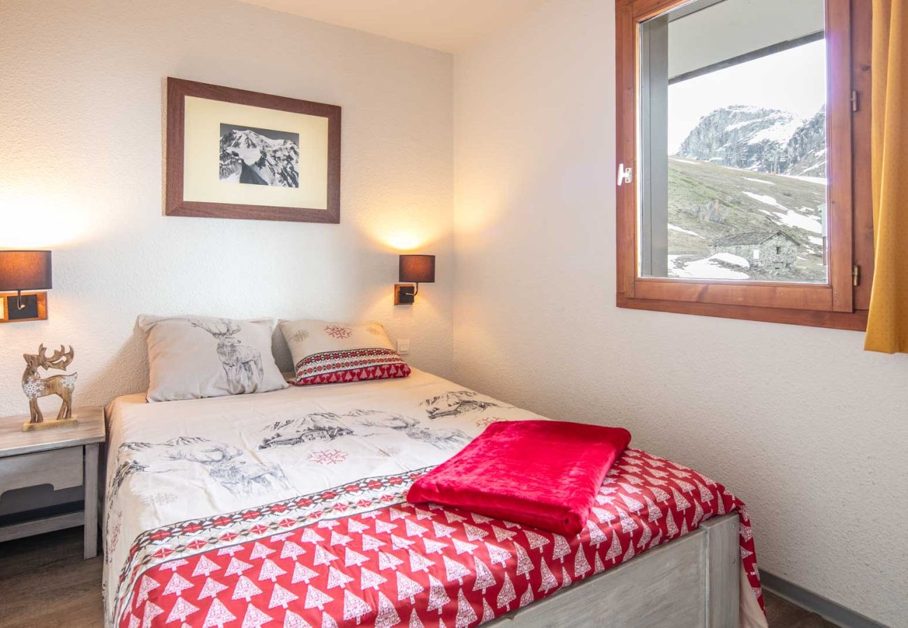 Appartement à Tignes - Appartement cabine lumineux 6 personnes vue pistes de ski