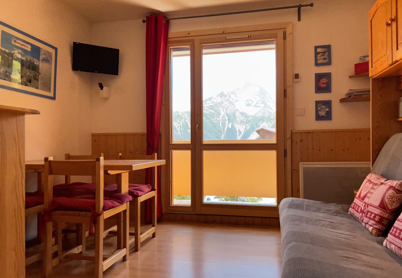 Studio à Les Deux Alpes - Studio cabine vue montagne