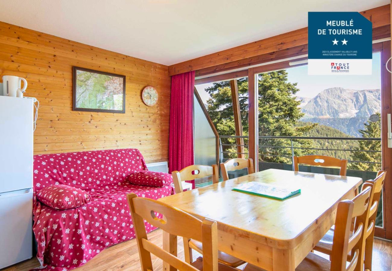 Appartement à Chamrousse - Appartement familial avec balcon vue montagne