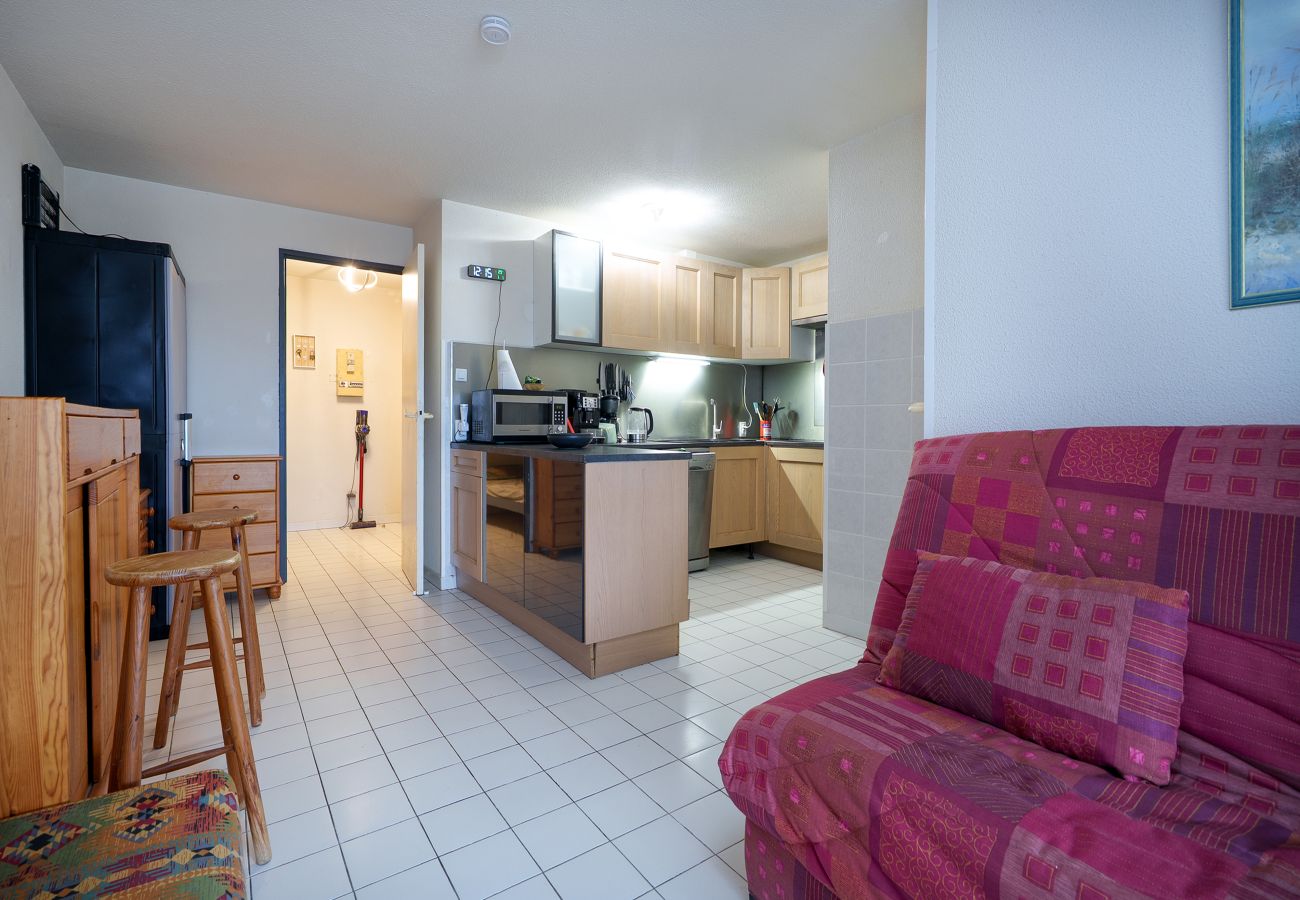 Appartement à Agde - Appartement cabine avec loggia vue mer