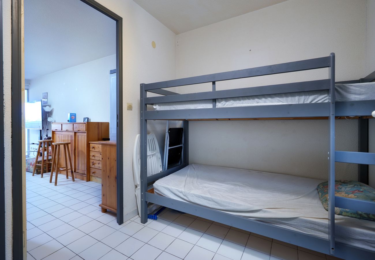 Appartement à Agde - Appartement cabine avec loggia vue mer