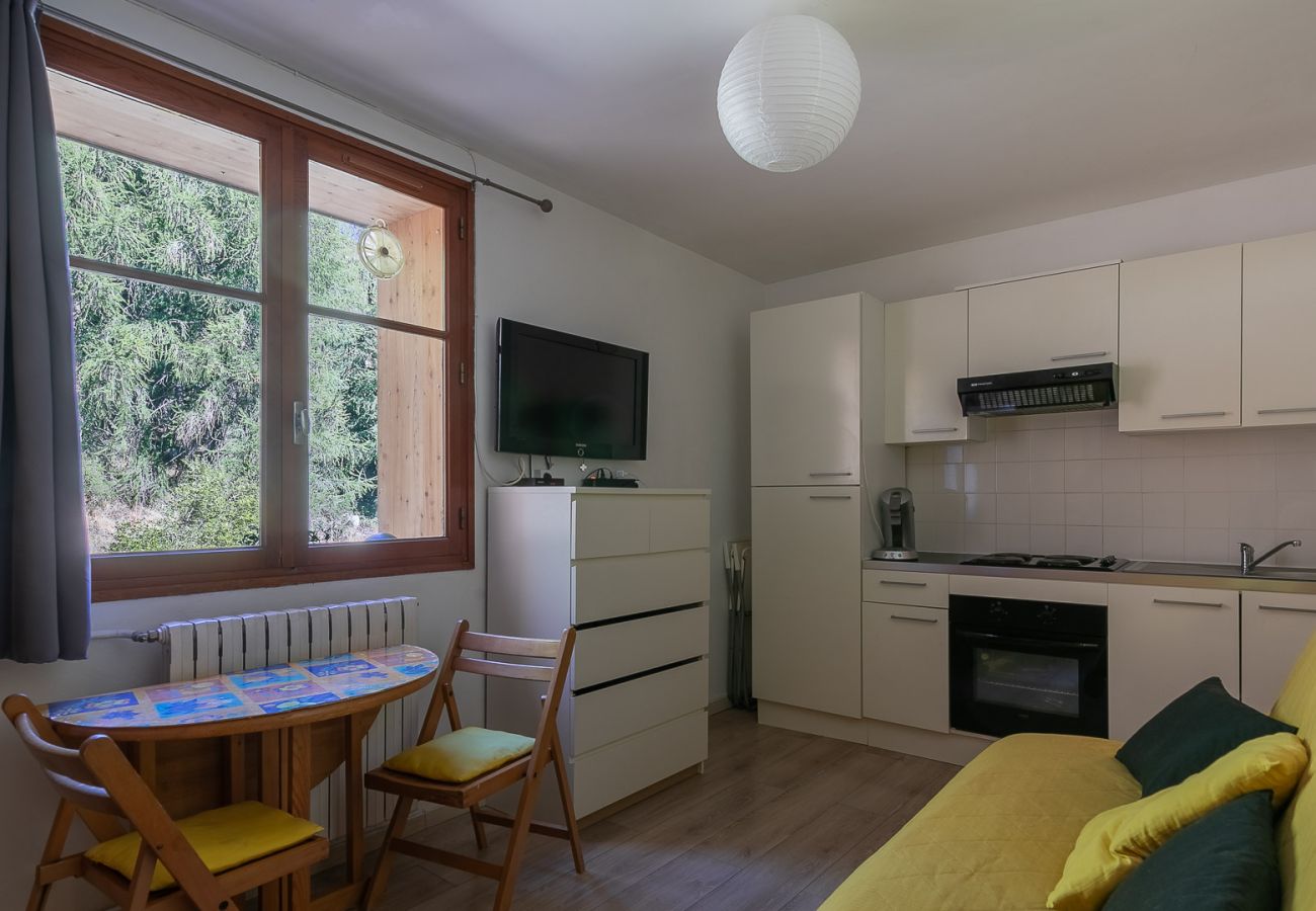 Studio à Orcières - Studio avec coin nuit vue nature