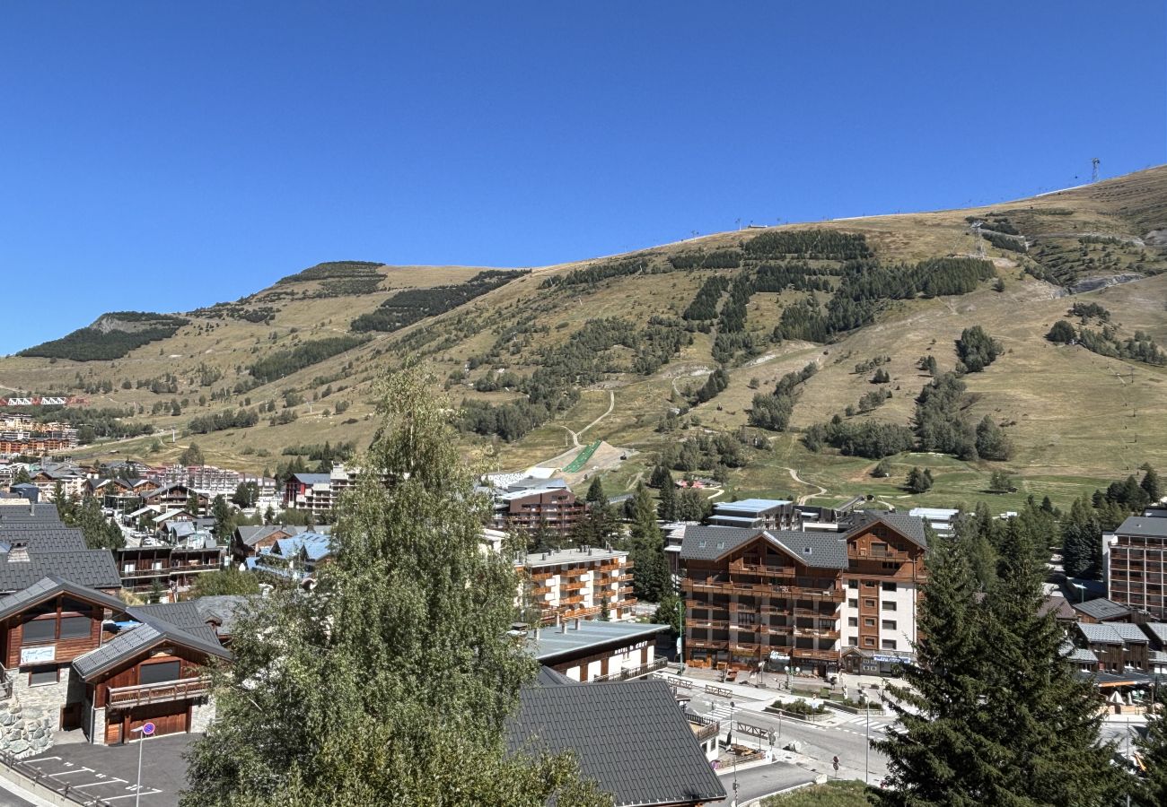 Studio à Les Deux Alpes - Studio lumineux vue pistes de ski 