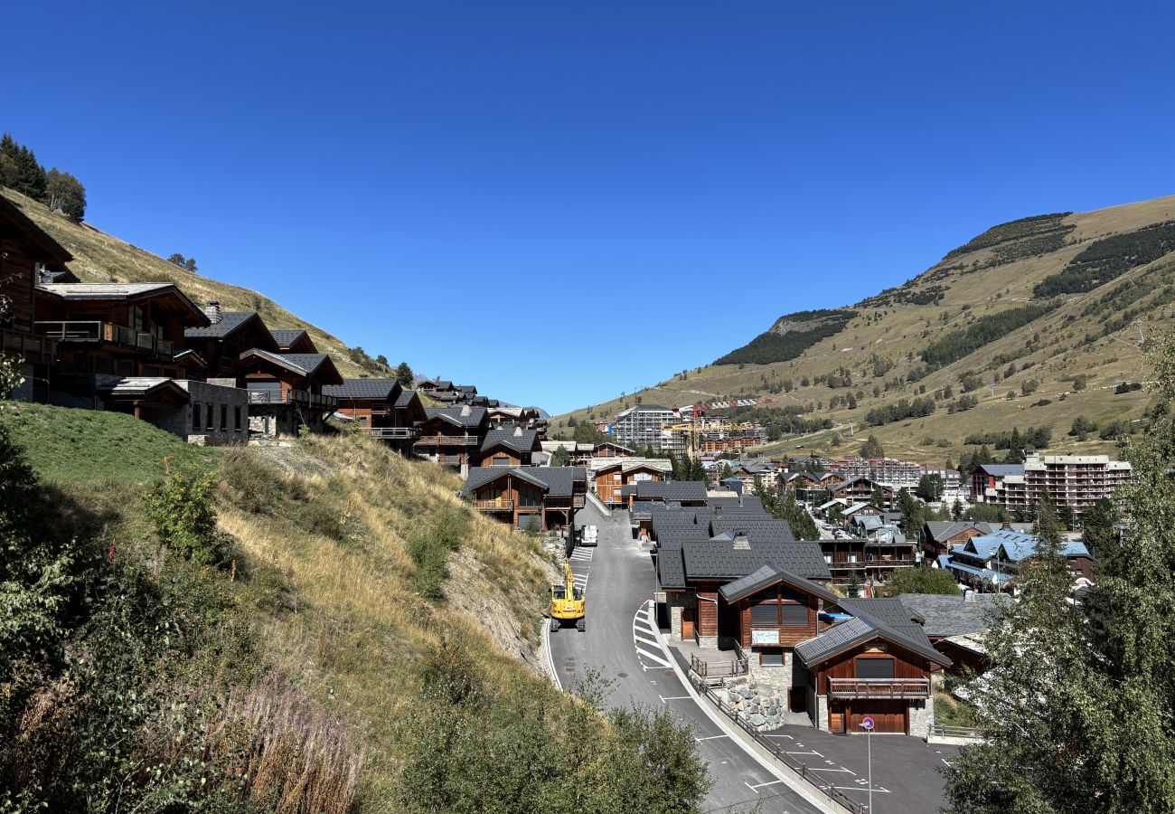 Studio à Les Deux Alpes - Studio lumineux vue pistes de ski 