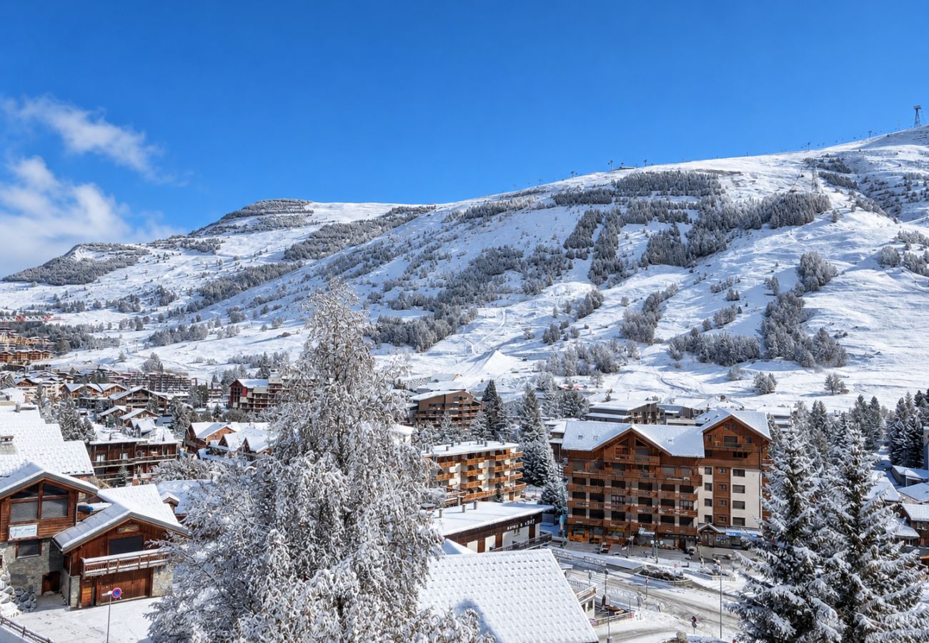 Studio à Les Deux Alpes - Studio lumineux vue pistes de ski 