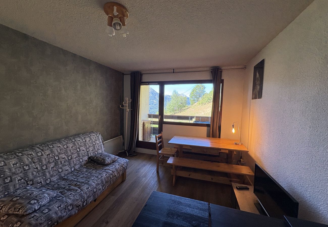 Studio à Orcières - Studio avec coin nuit vue montagne