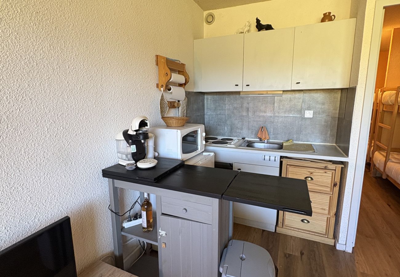 Studio à Orcières - Studio avec coin nuit vue montagne