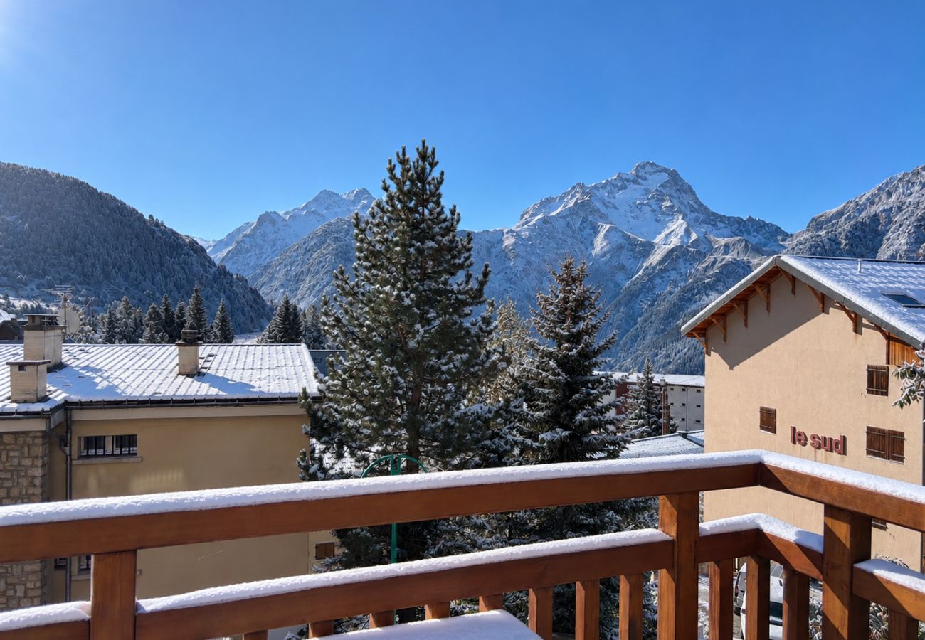 Appartement à Les Deux Alpes - Appartement avec balcon vue pistes de skis