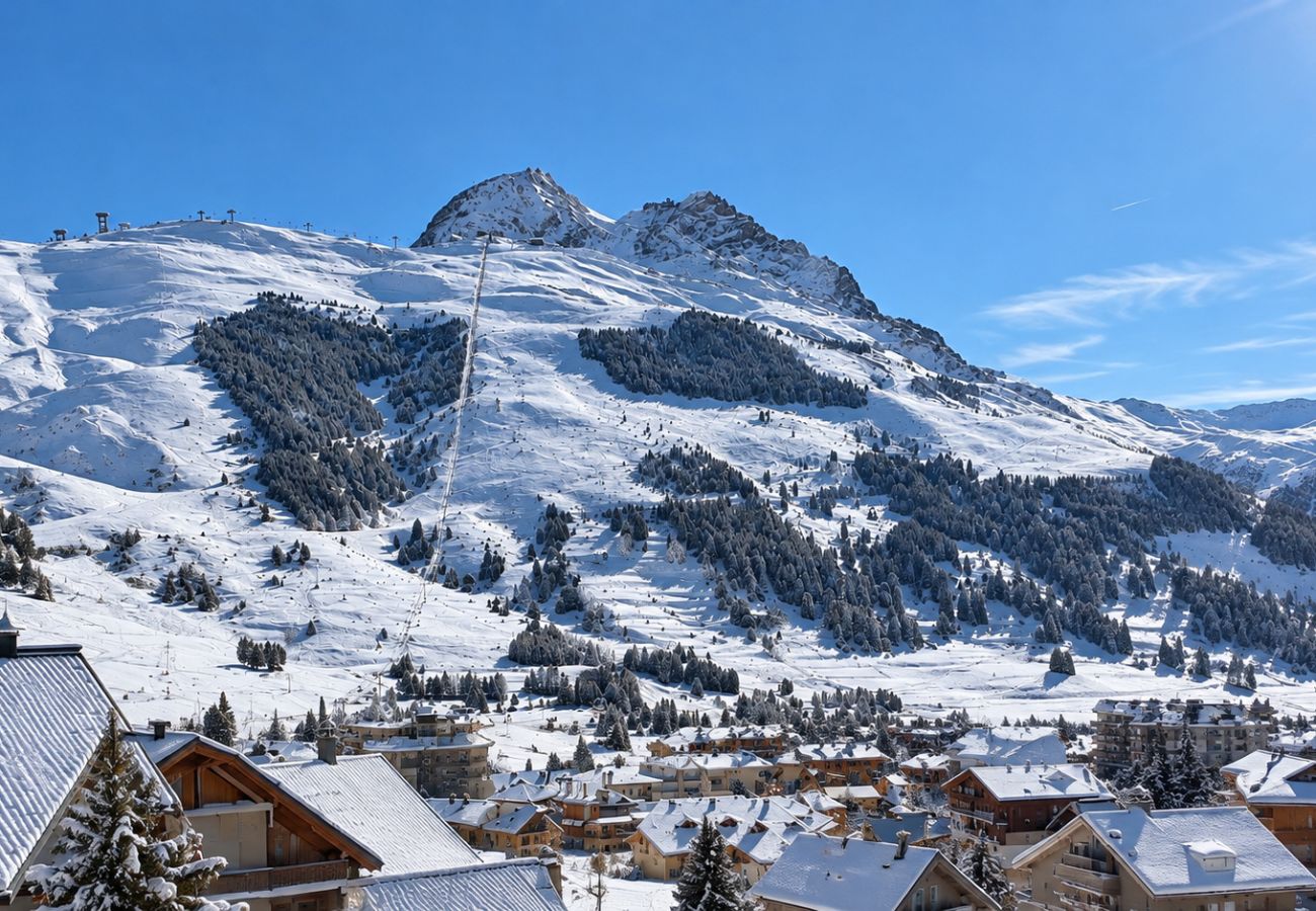 Appartement à Les Deux Alpes - Appartement avec balcon vue pistes de ski
