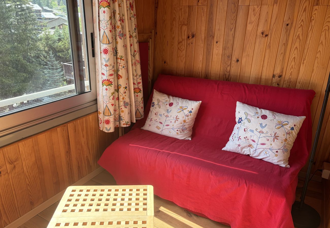 Studio à Allos - Studio avec mezzanine et loggia vue montagne