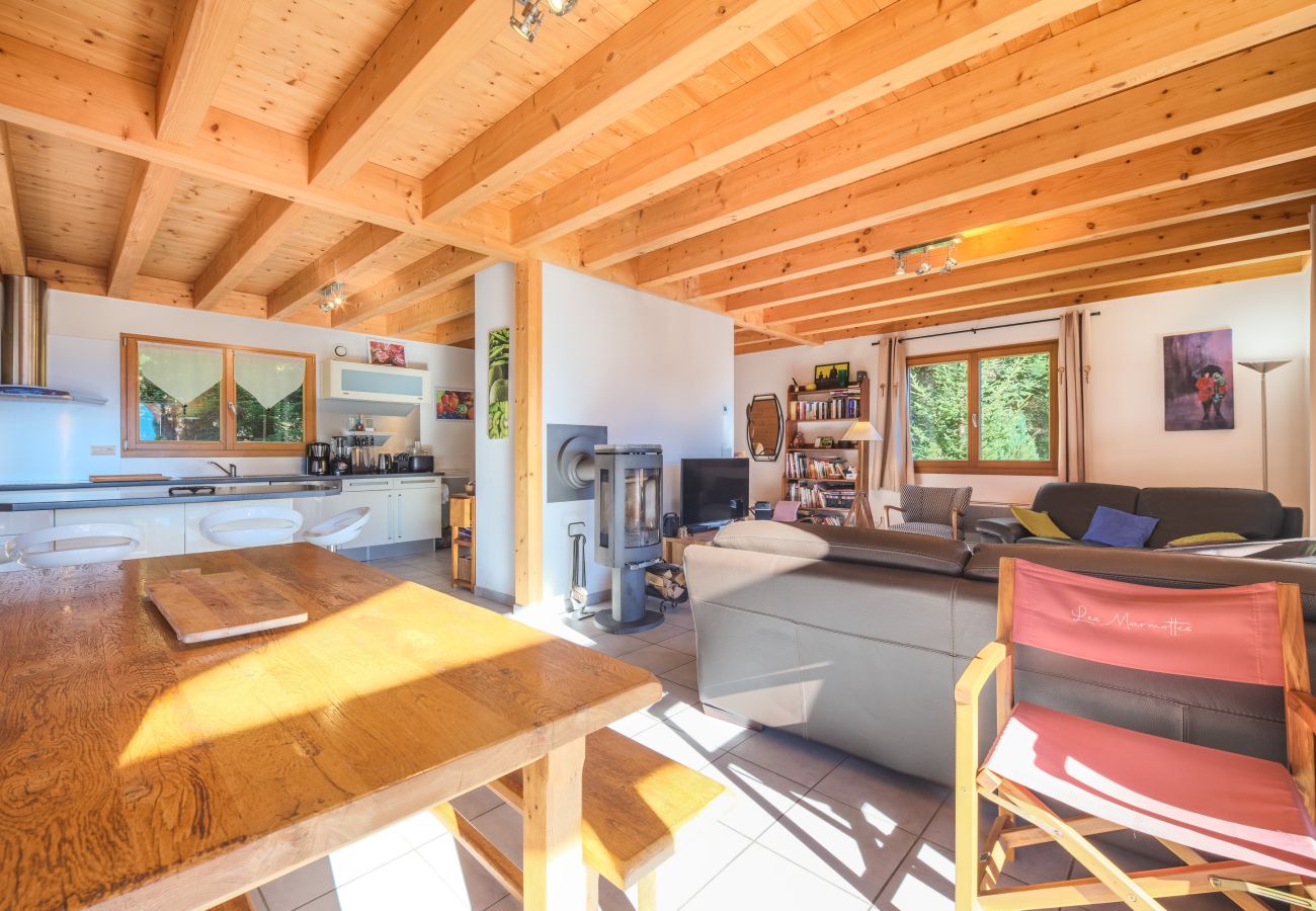Chalet à La Léchère - Chalet tout équipé skis aux pieds vue montagne