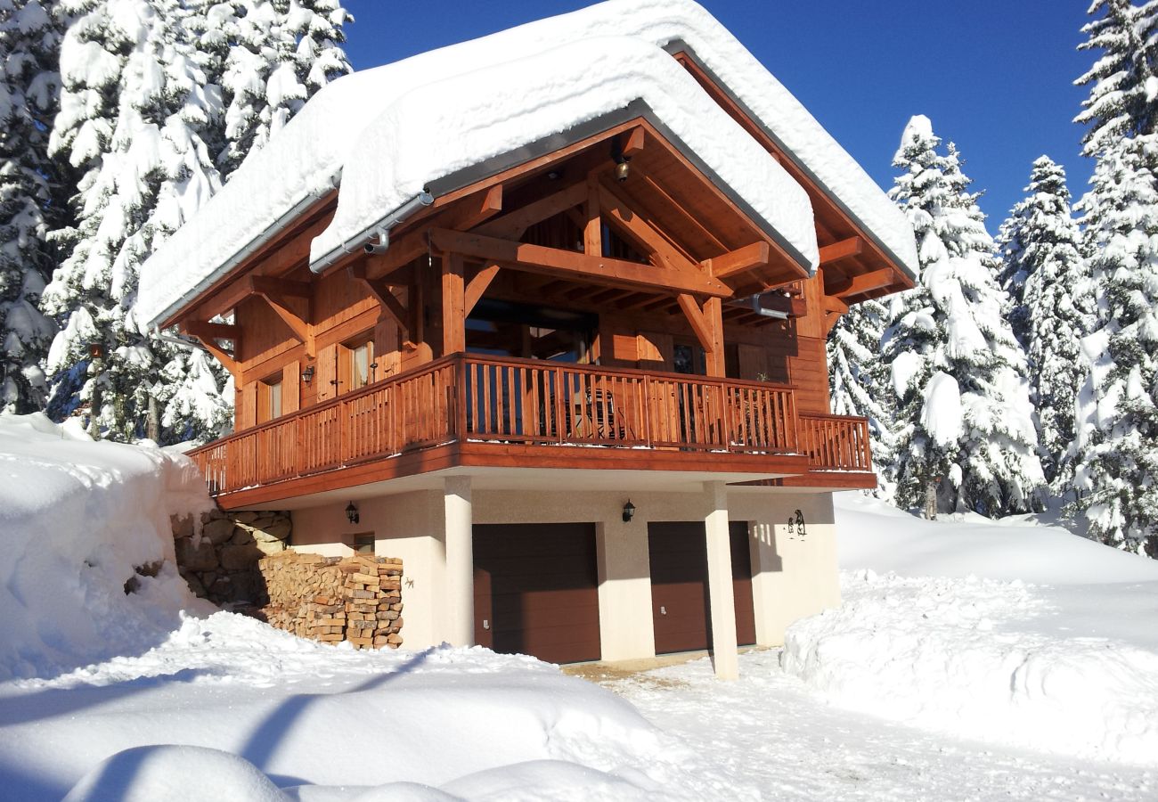 Chalet à La Léchère - Chalet tout équipé skis aux pieds vue montagne