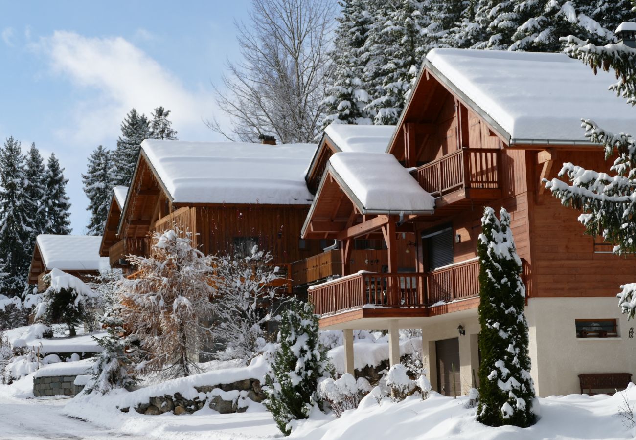 Chalet à La Léchère - Chalet tout équipé skis aux pieds vue montagne