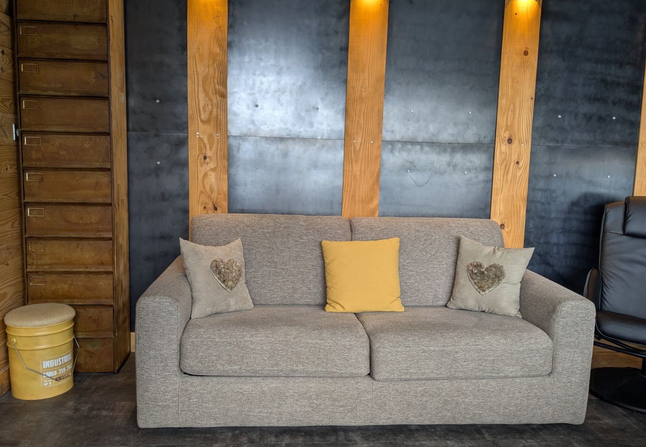 Studio à Chamrousse - Studio rénové avec vue sur les pistes de ski 